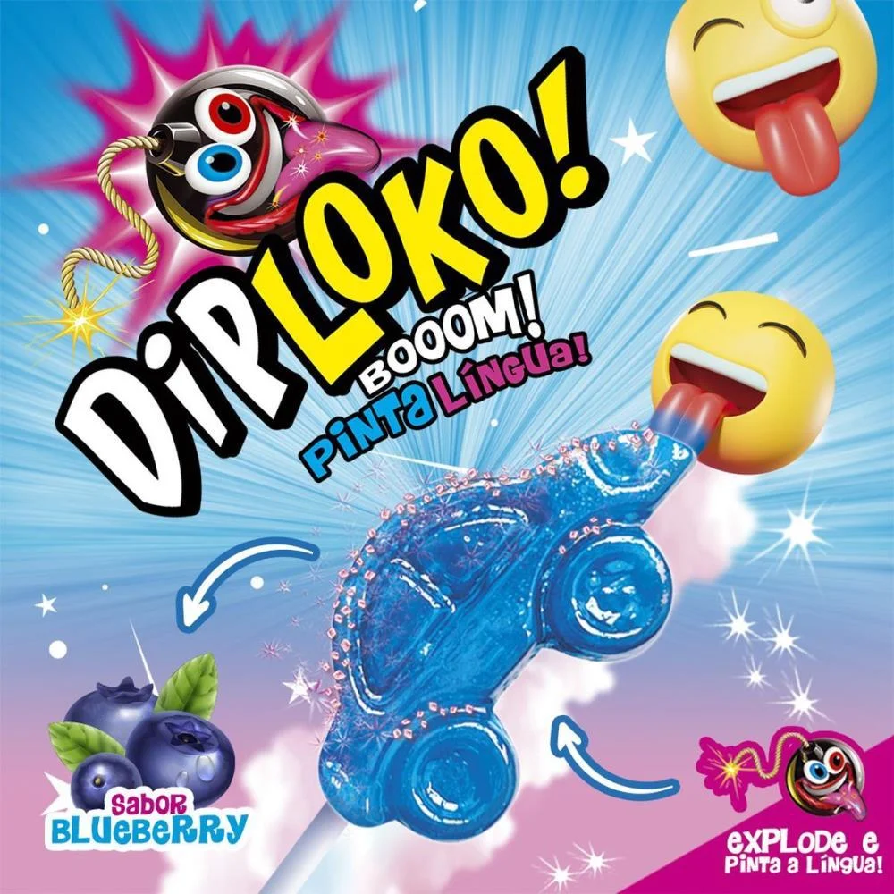 DOCE DIP LOKO CARS PINTA LINGUA DANILLA FOODS (DP.C/15) - imagem 5