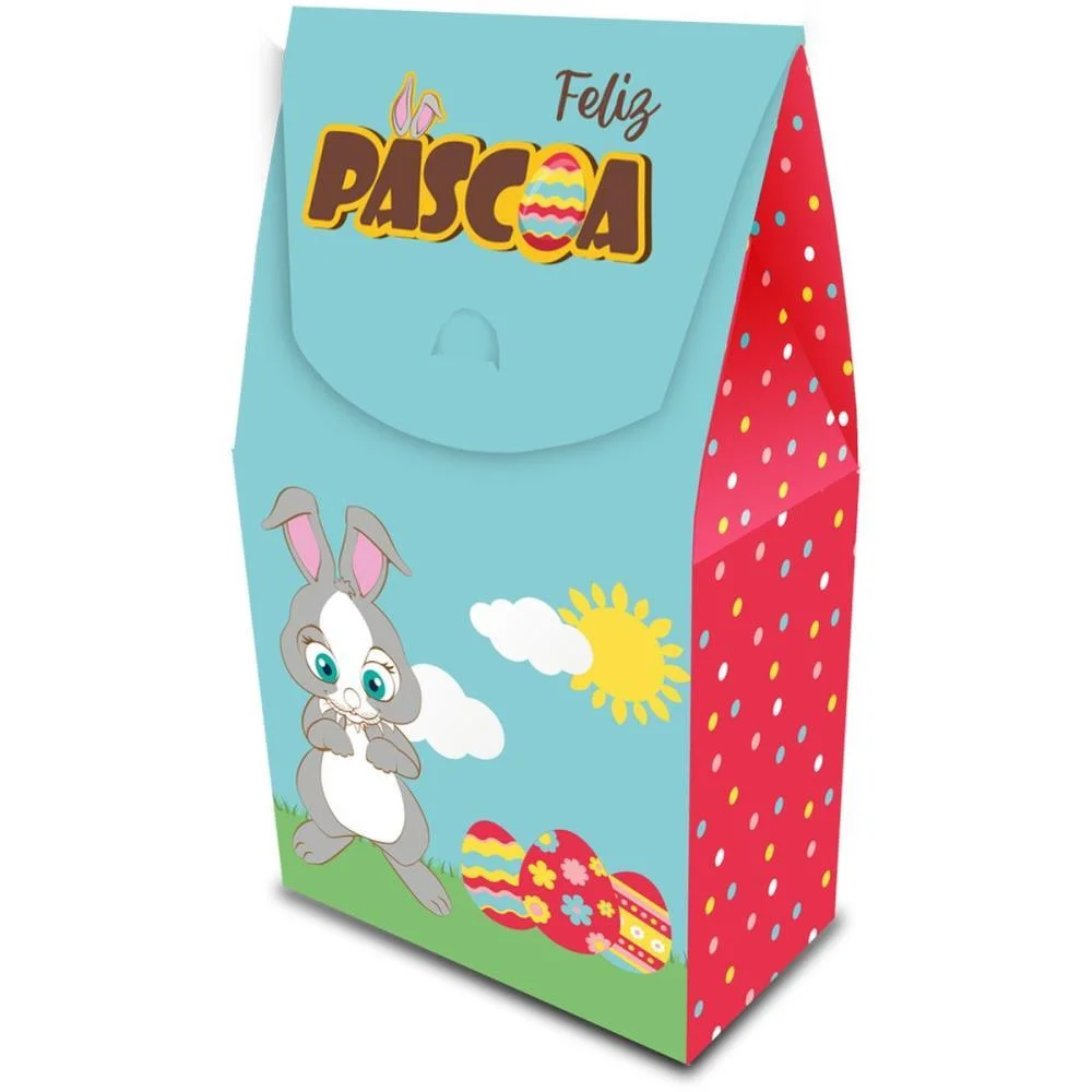EMBALAGEM PARA DOCES PASCOA COELHINHO 9X5X15CM FESTCOLOR (PCT.C/06) - imagem 2