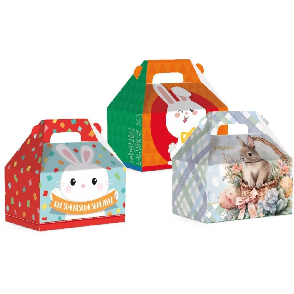 EMBALAGEM PARA DOCES PASCOA MALETA M 12X8X12CM (S) PACKPEL (PCT.C/10) - imagem 2