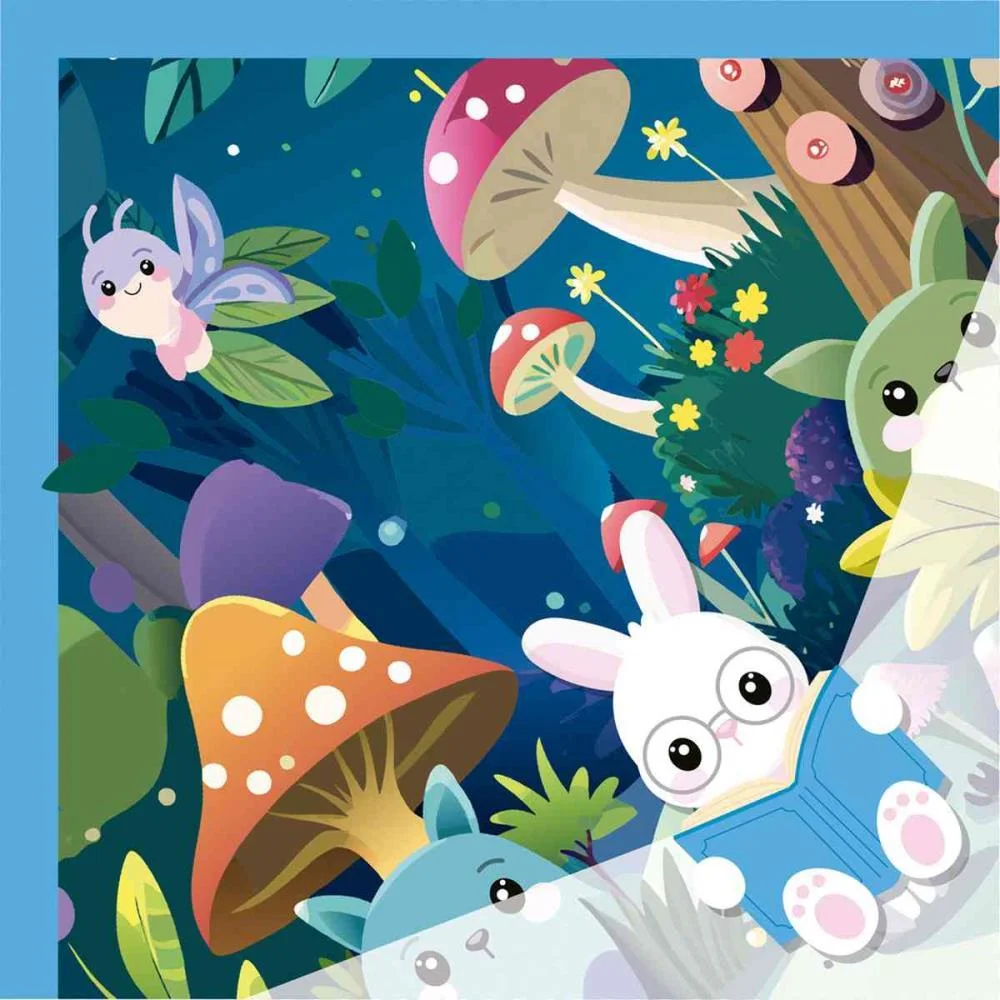 EMBALAGEM P/OVO DE PASCOA 24X24CM.EXPRESS FABULA DOCE AZ CROMUS (PCT.C/25) - imagem 2