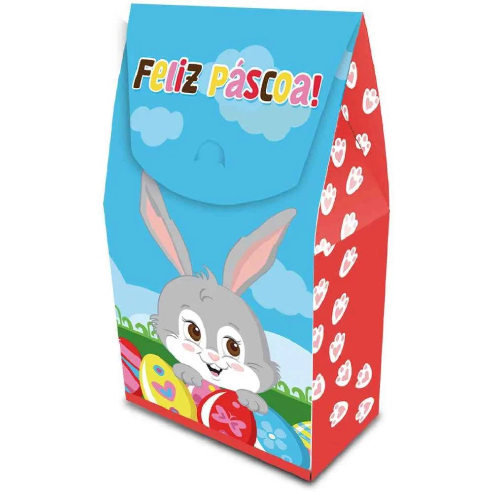 EMBALAGEM PARA DOCES PASCOA CX. DIVERTIDA 9X5X15CM FESTCOLOR (PCT.C/06) - imagem 2