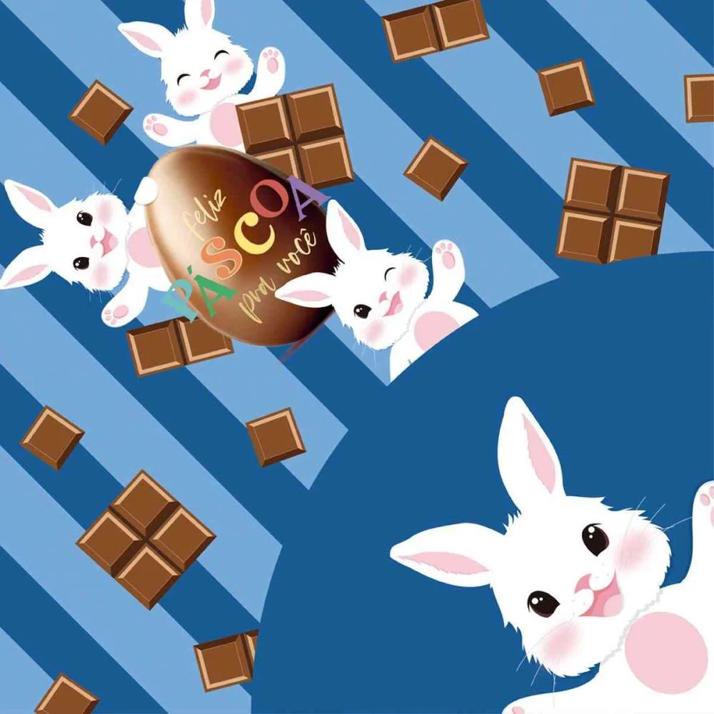 EMBALAGEM P/OVO DE PASCOA 35X35CM.EXPRESS FELICITA GUGA CROMUS (PCT.C/25) - imagem 2