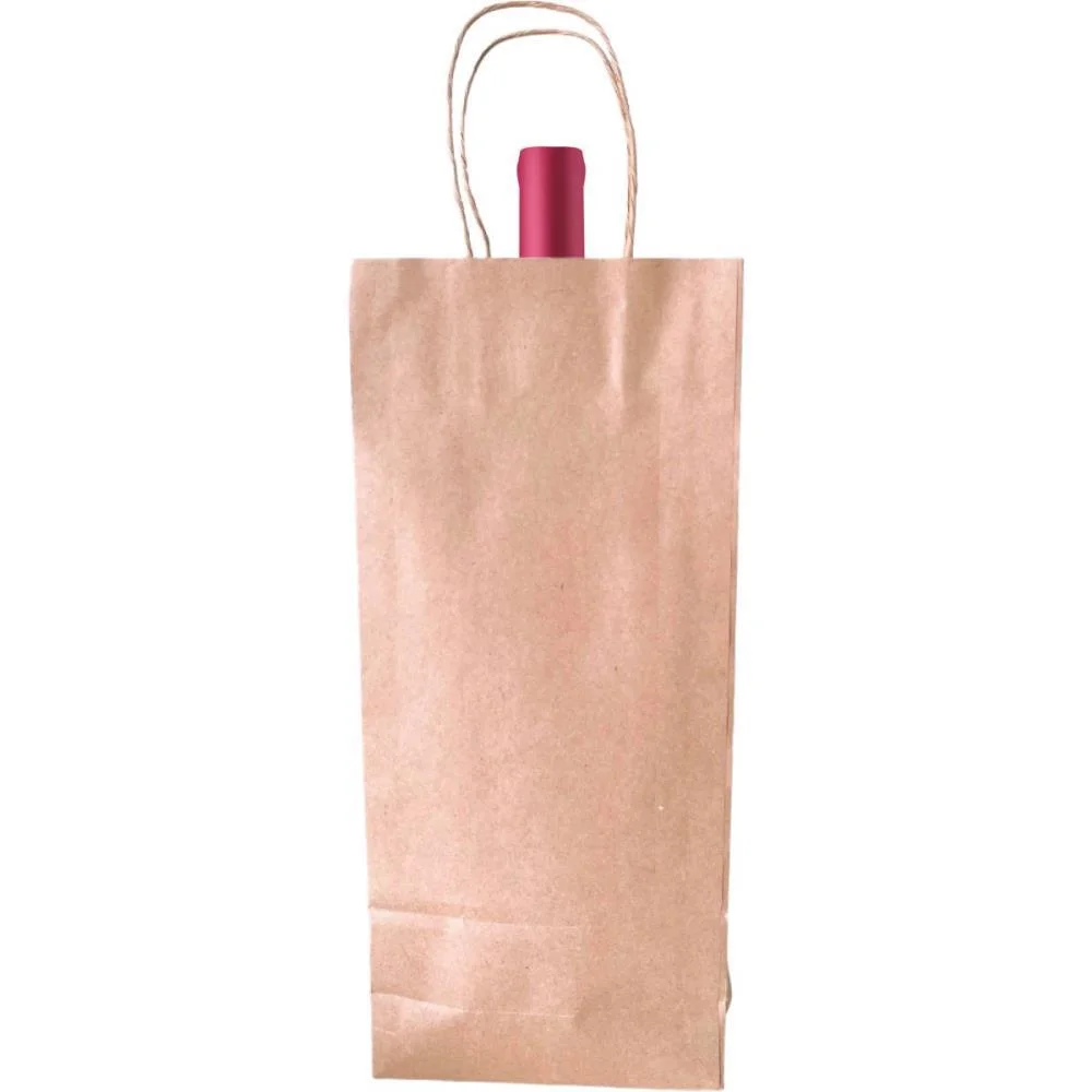 EMBALAGEM PARA GARRAFA SACOLA KRAFT 35X15X8CM GALA EMBALAGENS (PCT.C/10) - imagem 3