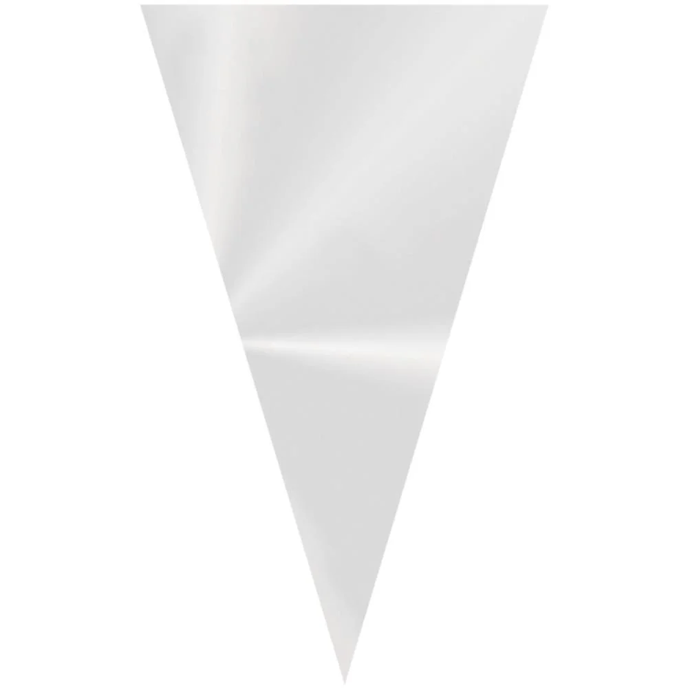 EMBALAGEM PARA TRUFA/CONE CONE INCOLOR 18X30CM CROMUS (PCT.C/50) - imagem 2