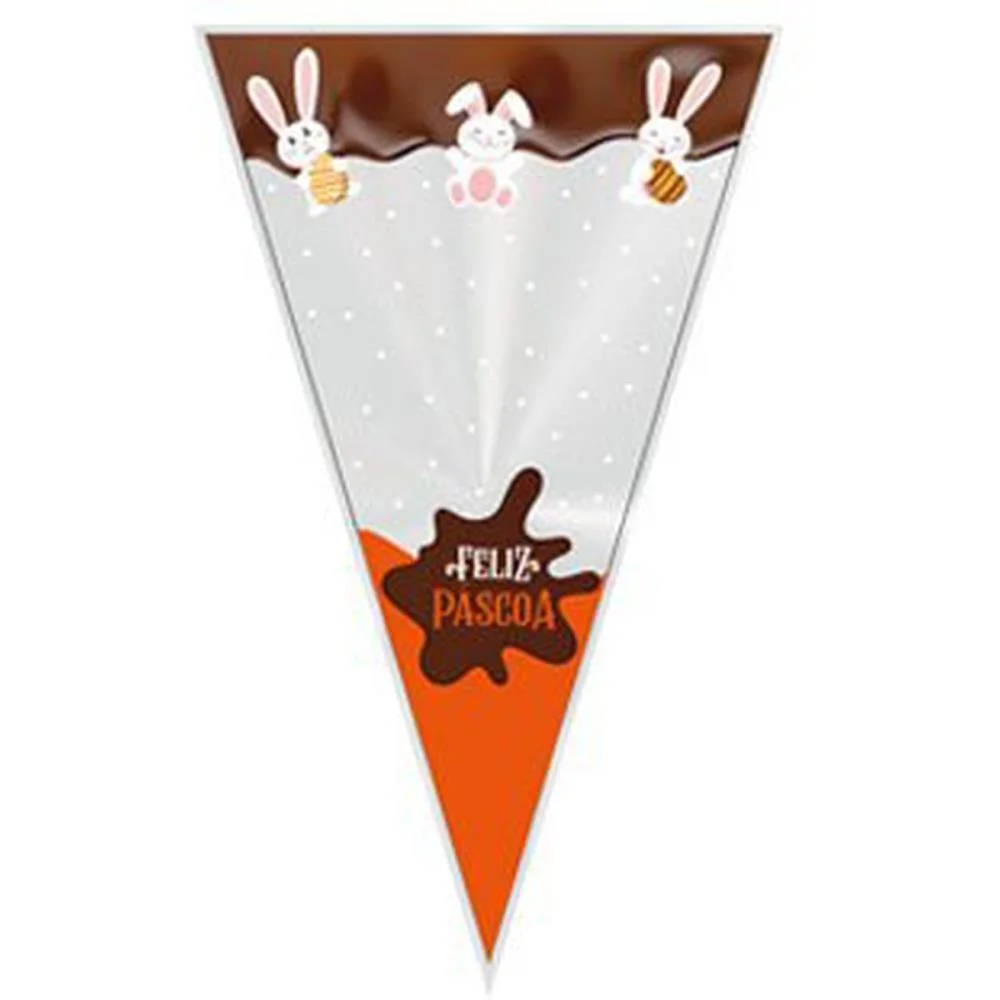EMBALAGEM PARA TRUFA/CONE CONE CHOCOLATIER 18X30CM XINGO EMBALAGENS (PCT.C/50) - imagem 2