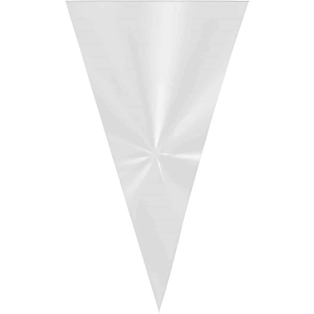 EMBALAGEM PARA TRUFA/CONE CONE INCOLOR 14X23CM XINGO EMBALAGENS (PCT.C/50) - imagem 2