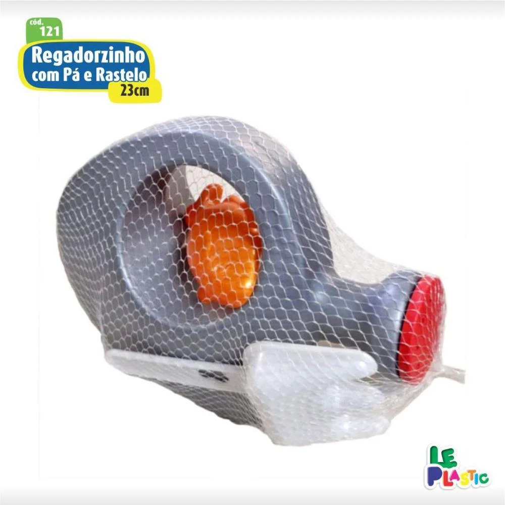 BALDINHO DE PRAIA REGADOR C/ PA E RASTELO 23CM. LEPLASTIC (UNIDADE) - imagem 2