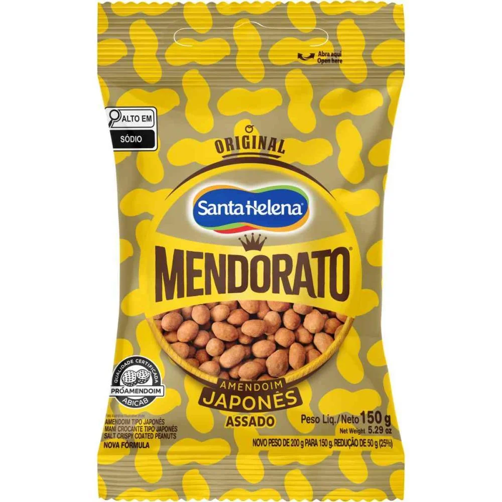 AMENDOIM MENDORATO 150G SANTA HELENA (UNIDADE) - imagem 3