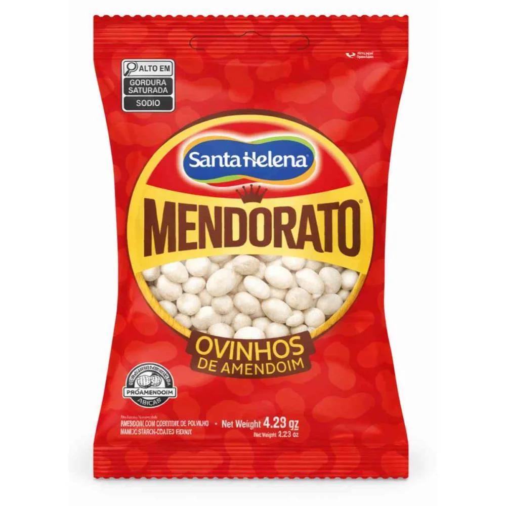 AMENDOIM MENDORATO OVINHOS 120G SANTA HELENA (UNIDADE) - imagem 4
