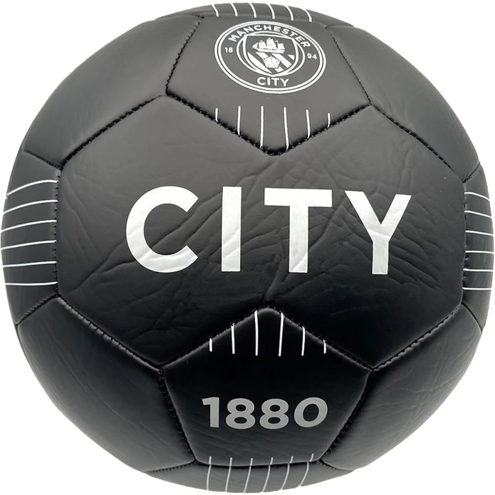 BOLA DE FUTEBOL MANCHESTER CITY BLACK N.5 SPORTCOM (UNIDADE) - imagem 2