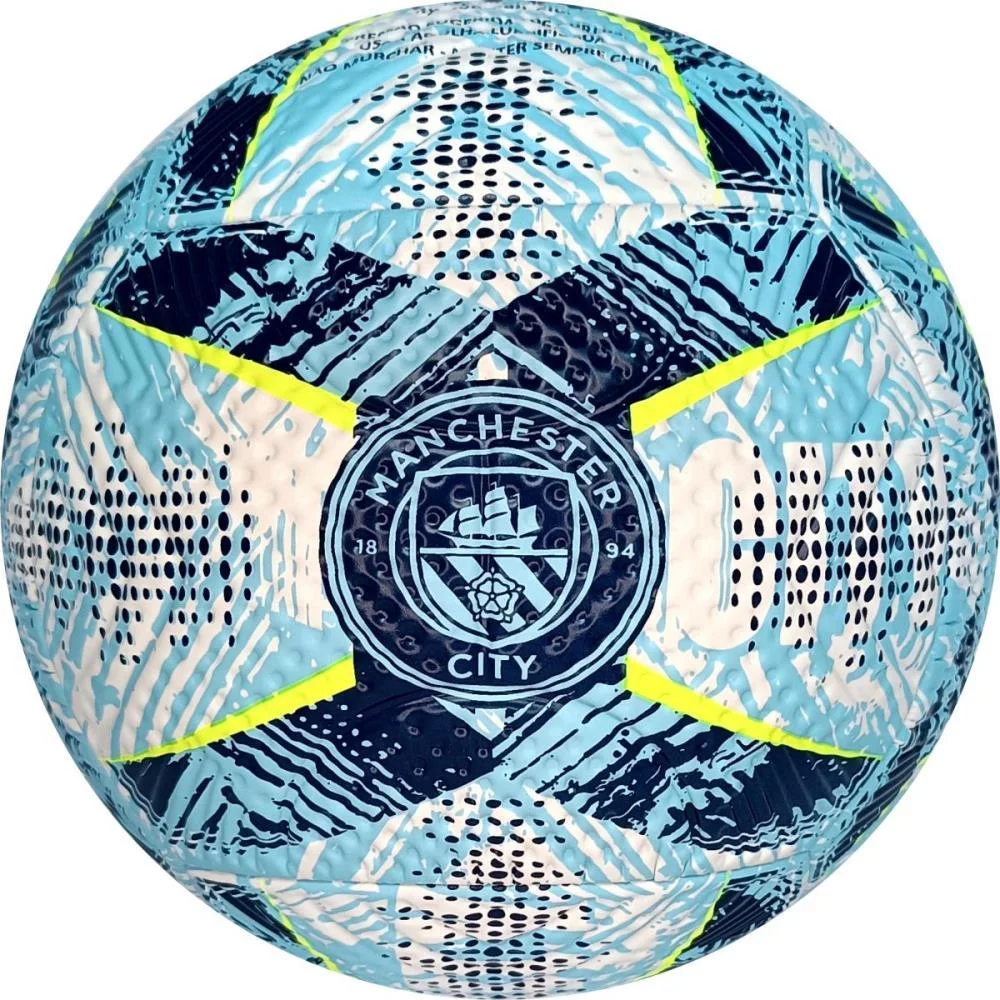 BOLA DE FUTEBOL MANCHESTER CITY N.5 AM/AZ FUTEBOL E MAGIA (UNIDADE) - imagem 2