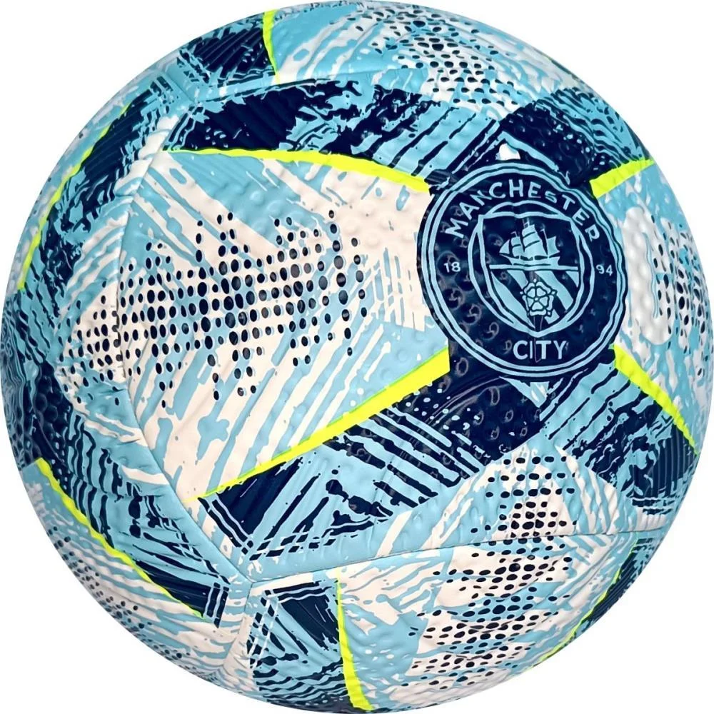 BOLA DE FUTEBOL MANCHESTER CITY N.5 AM/AZ FUTEBOL E MAGIA (UNIDADE) - imagem 6