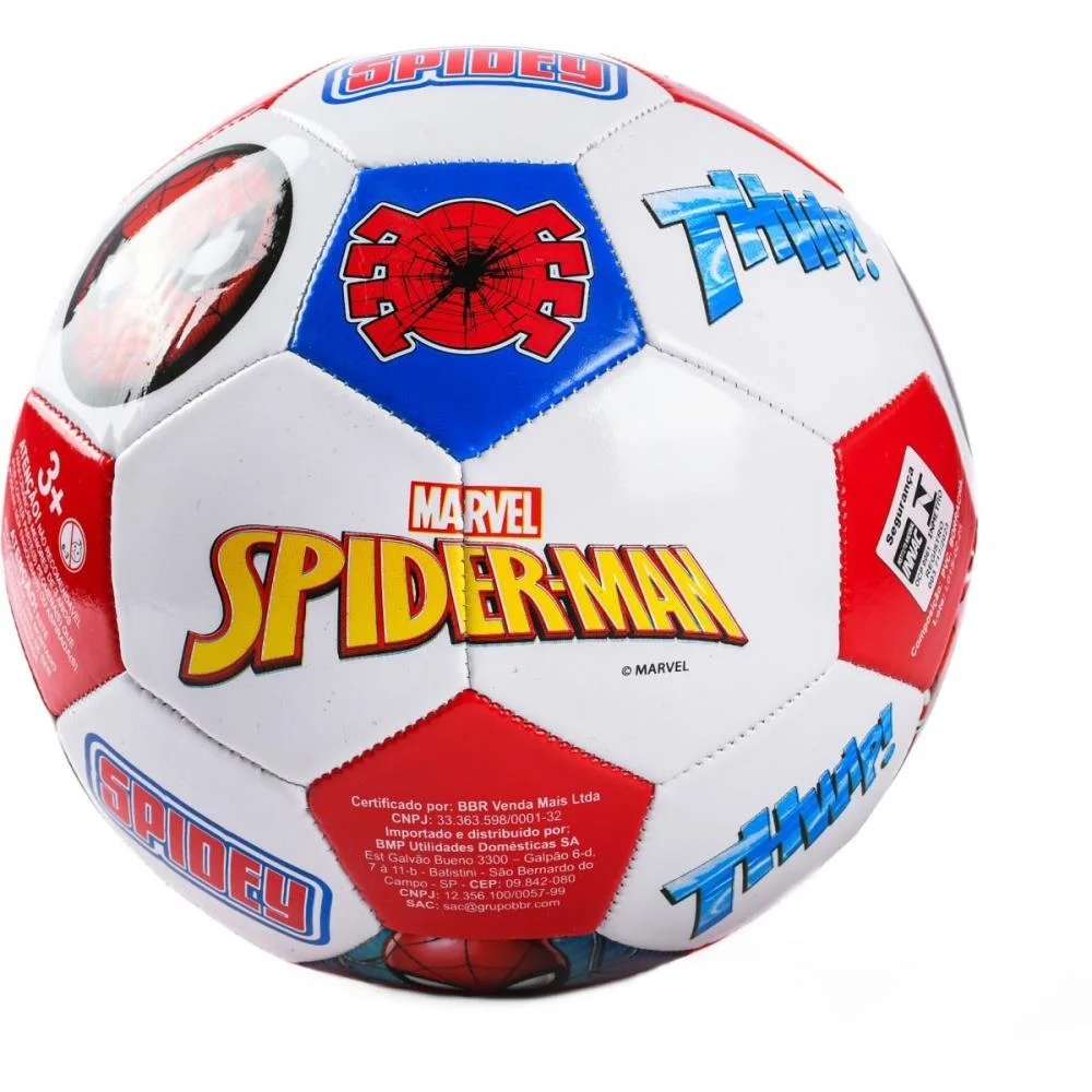 BOLA DE FUTEBOL SPIDER MAN N.05 385G BBR (UNIDADE) - imagem 2