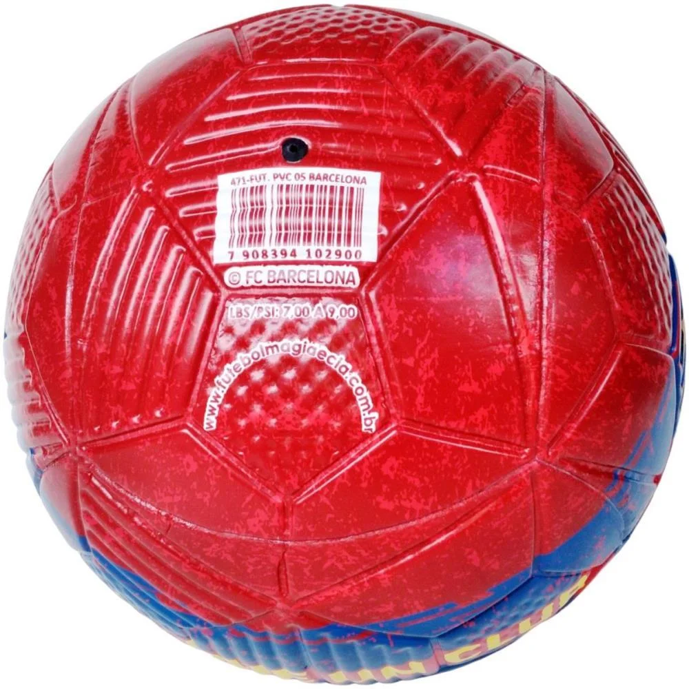 BOLA DE FUTEBOL BARCELONA PVC/PU N.5 VM/AZ FUTEBOL E MAGIA (UNIDADE) - imagem 5