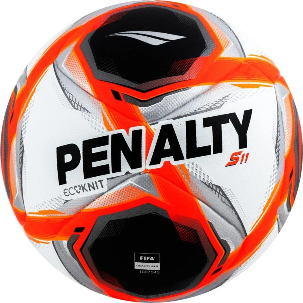 BOLA DE FUTEBOL DE CAMPO S11 ECOKNIT XXV BC-PT-LJ PENALTY (UNIDADE) - imagem 2