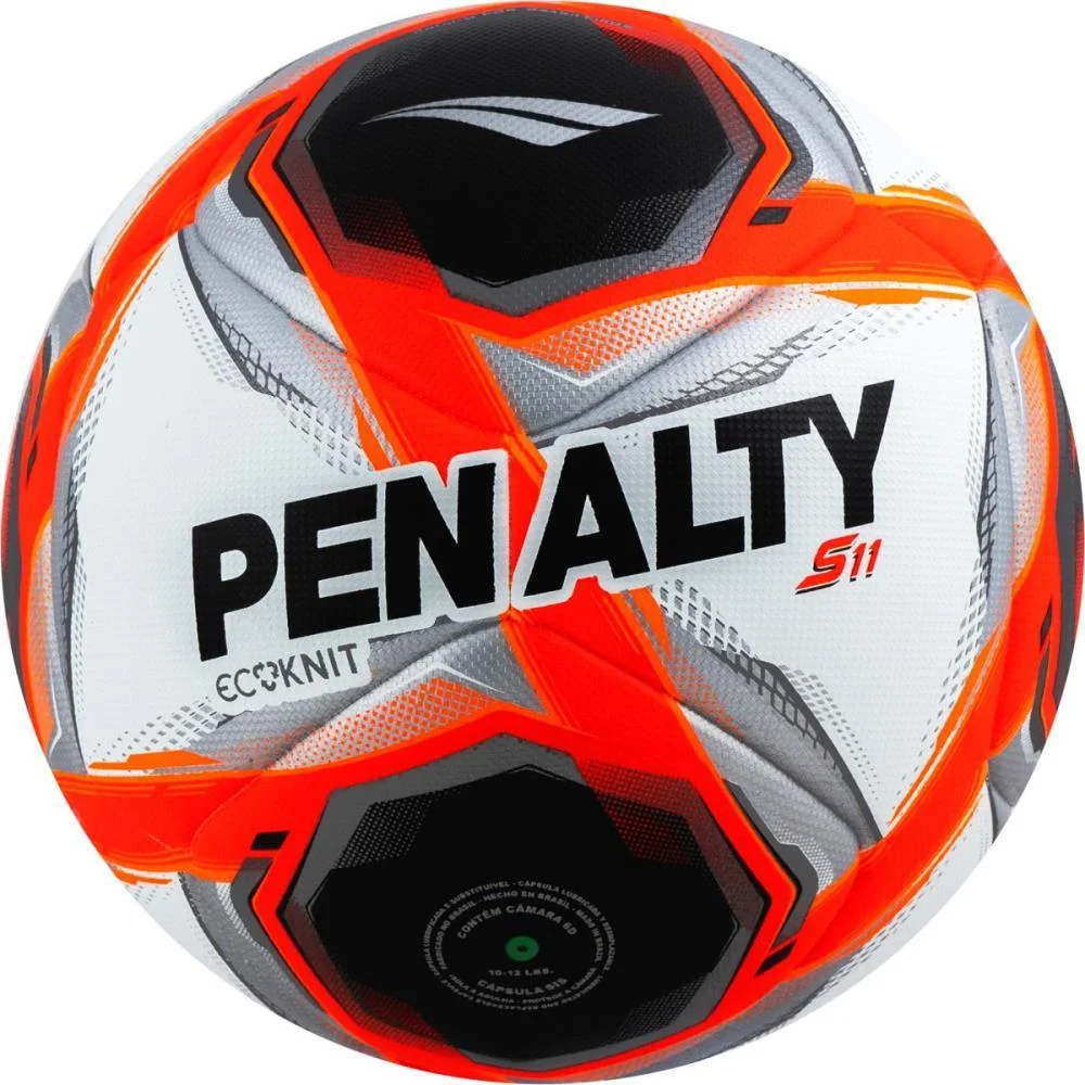 BOLA DE FUTEBOL DE CAMPO S11 ECOKNIT XXV BC-PT-LJ PENALTY (UNIDADE) - imagem 5