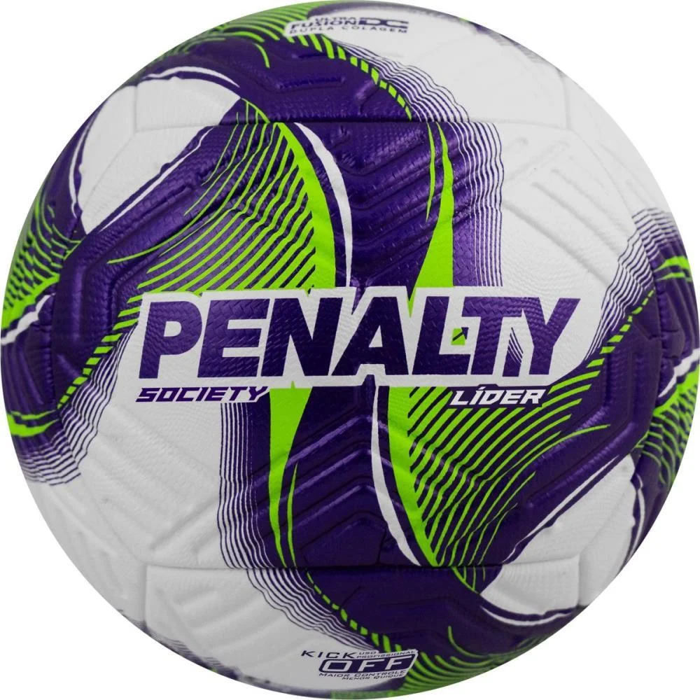 BOLA DE FUTEBOL SOCIETY LIDER XXV BC/VD/RX PENALTY (UNIDADE) - imagem 2