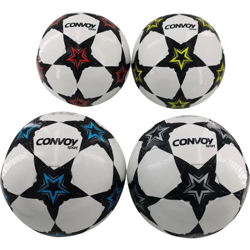 BOLA DE FUTEBOL DE CAMPO CONVOY SPORT N.5 PVC SORTIDA YINS (UNIDADE) - imagem 4