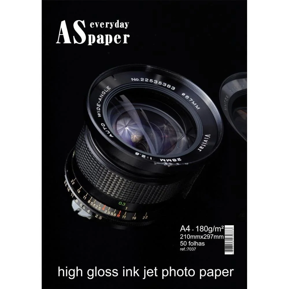 PAPEL FOTOGRAFICO INKJET A4 GLOSS EVERYDAY PAPER 180G. USA FOLIEN (PCT.C/50) - imagem 2