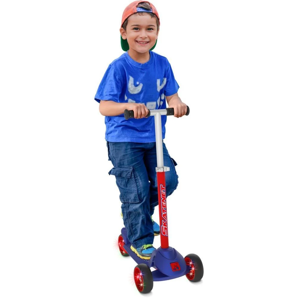 PATINETE SKATENET LED AJUSTAVEL AZ 80KG BANDEIRANTE (UNIDADE) - imagem 3