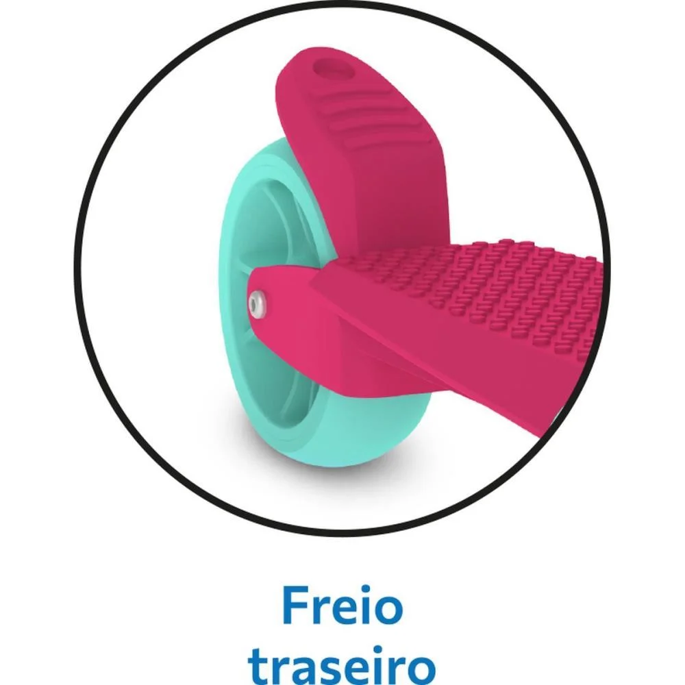 PATINETE SKATENET LED AJUSTAVEL PK 80KG BANDEIRANTE (UNIDADE) - imagem 5