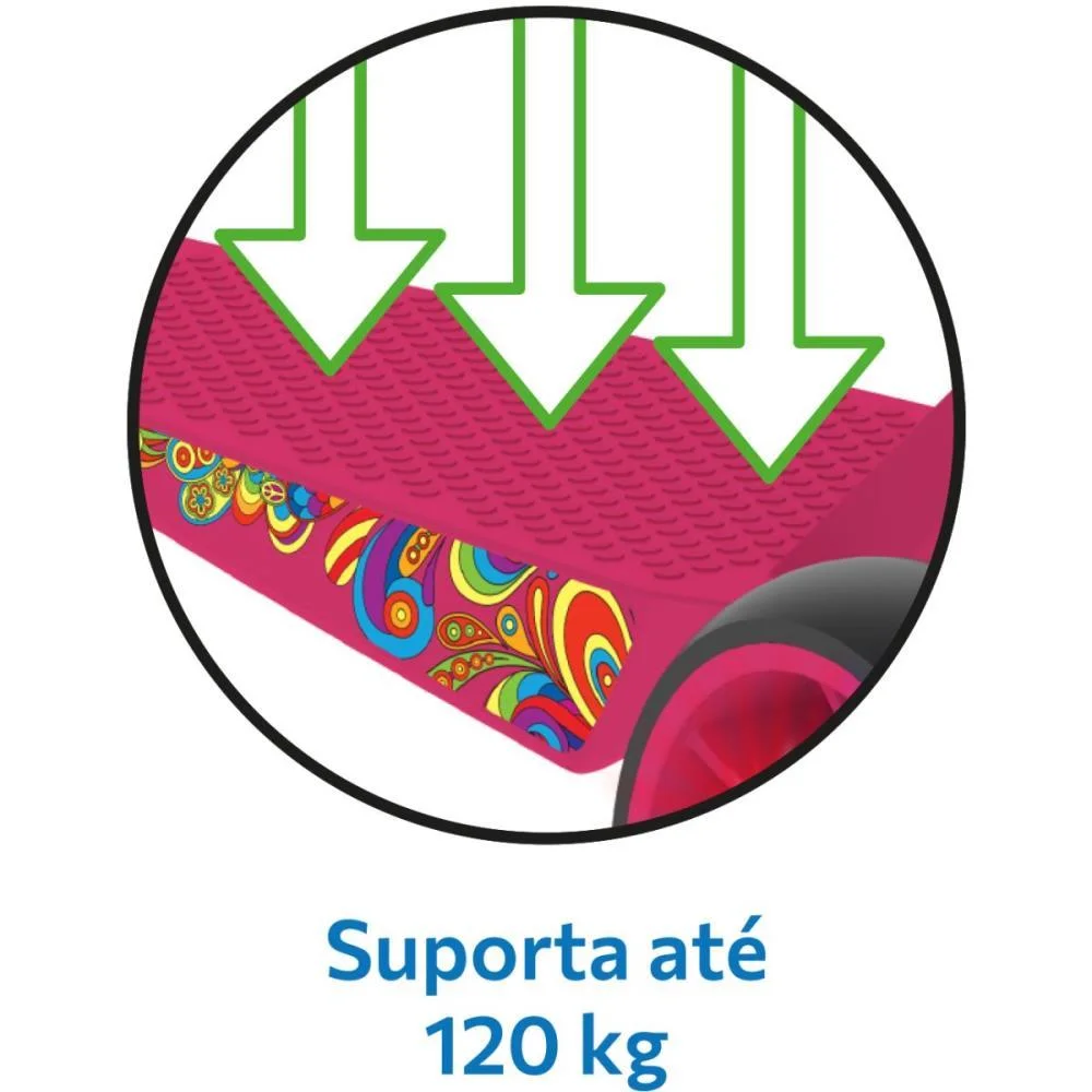 PATINETE SKATENET MAX LED PINK BANDEIRANTE (UNIDADE) - imagem 7