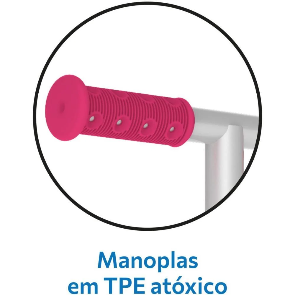 PATINETE SKATENET MAX LED PINK BANDEIRANTE (UNIDADE) - imagem 8