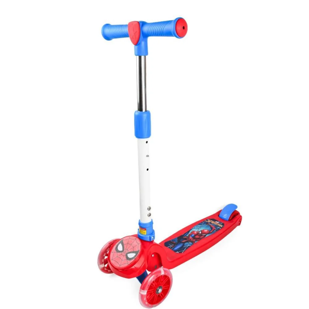 PATINETE SPIDER MAN 3 RODAS 3D C/LED BBR (UNIDADE) - imagem 3