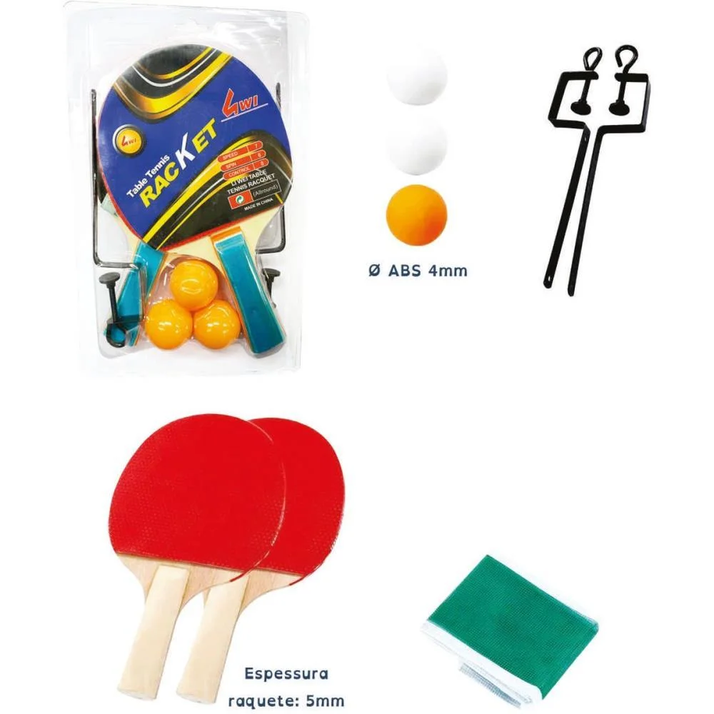 RAQUETE PARA PING PONG PING PONG KIT 8PCS TOY MIX (UNIDADE) - imagem 3