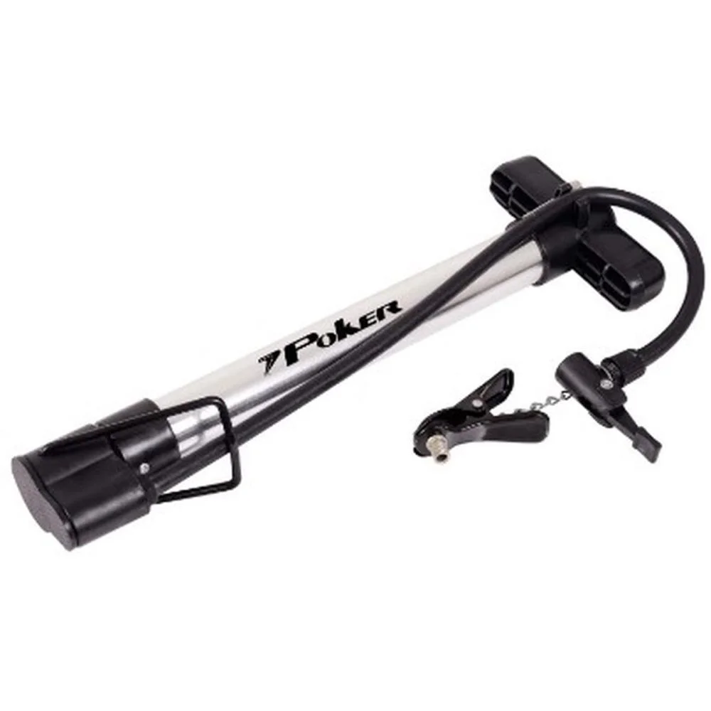 BOMBA DE AR BIKE/BOLA COM 2 BICOS POKER (UNIDADE) - imagem 2