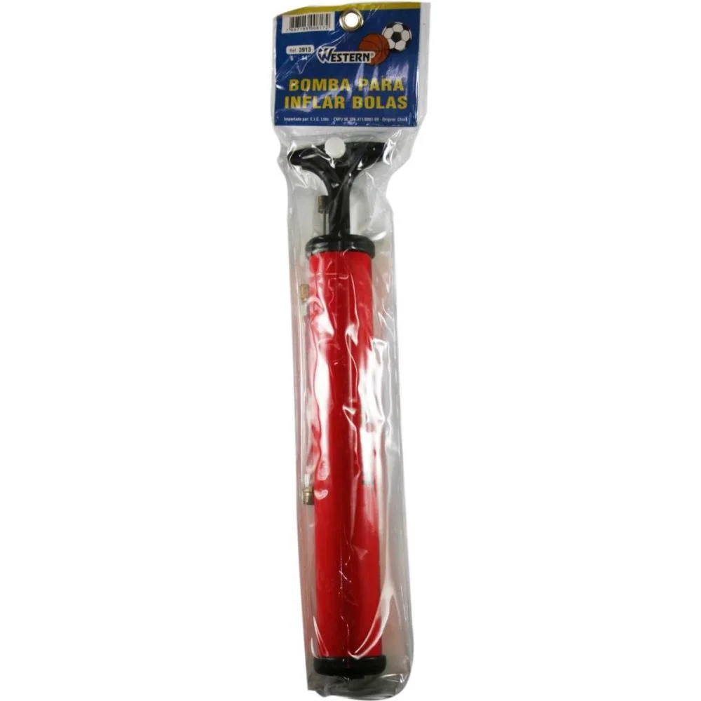 BOMBA DE AR BOMBA MANUAL P/ INFLAR BOLA WESTERN (UNIDADE) - imagem 4