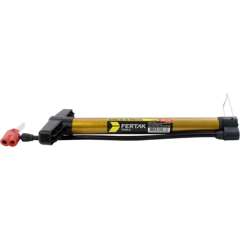 BOMBA DE AR VERT PLASTICA DE MAO 30 CM FERTAK (UNIDADE) - imagem 3