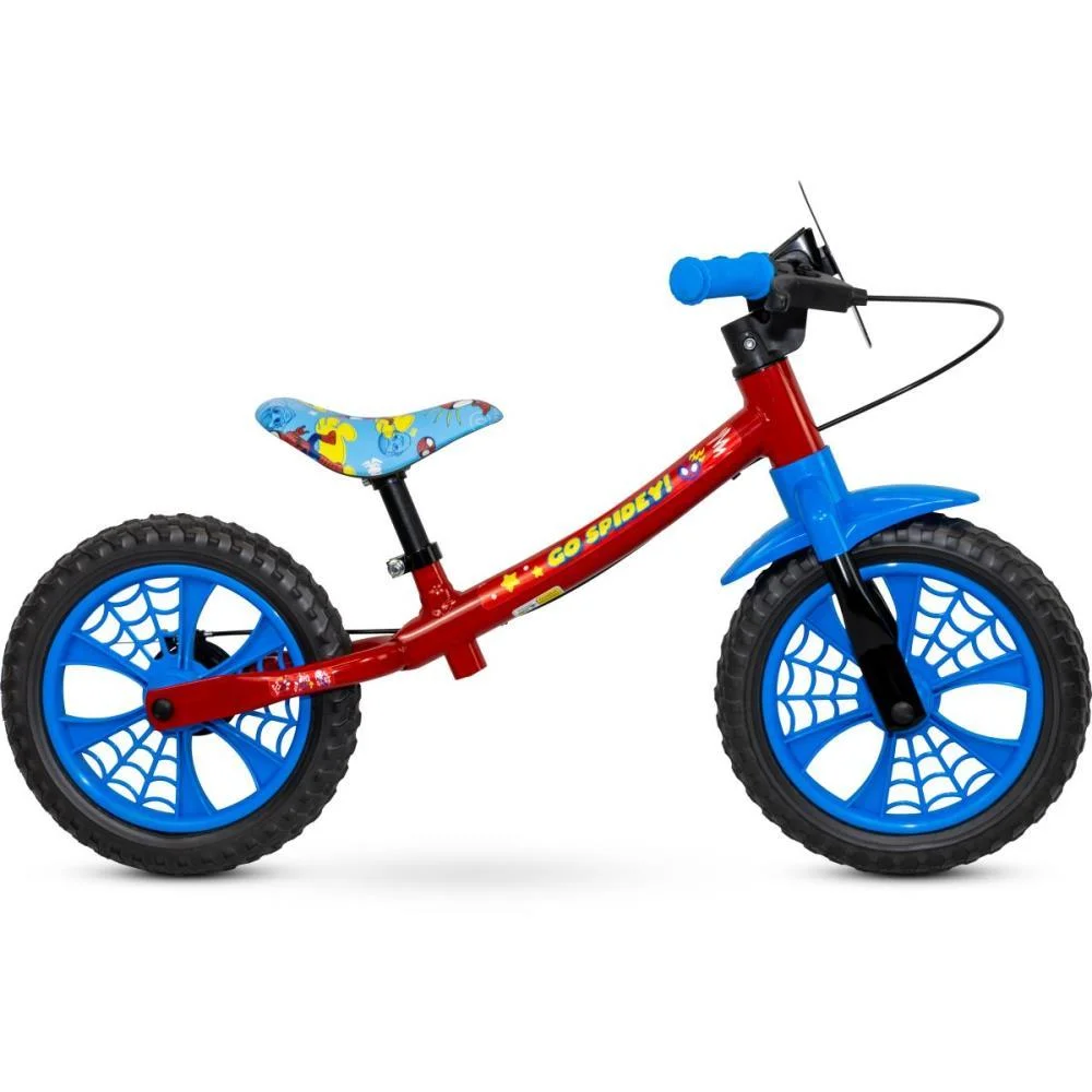BICICLETA INFANTIL BALANCE BIKE SPIDER MAN NATHOR (UNIDADE) - imagem 3