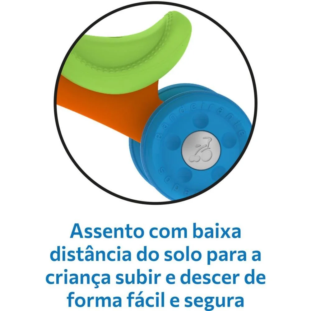 BICICLETA INFANTIL BABY BIKE EQUILIBRIO PONEI BANDEIRANTE (UNIDADE) - imagem 6