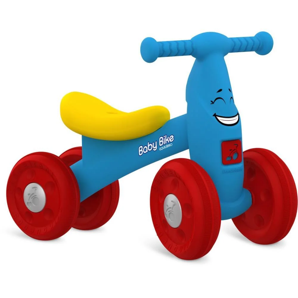 BICICLETA INFANTIL BABY BIKE EQUILIBRIO AZUL BANDEIRANTE (UNIDADE) - imagem 3