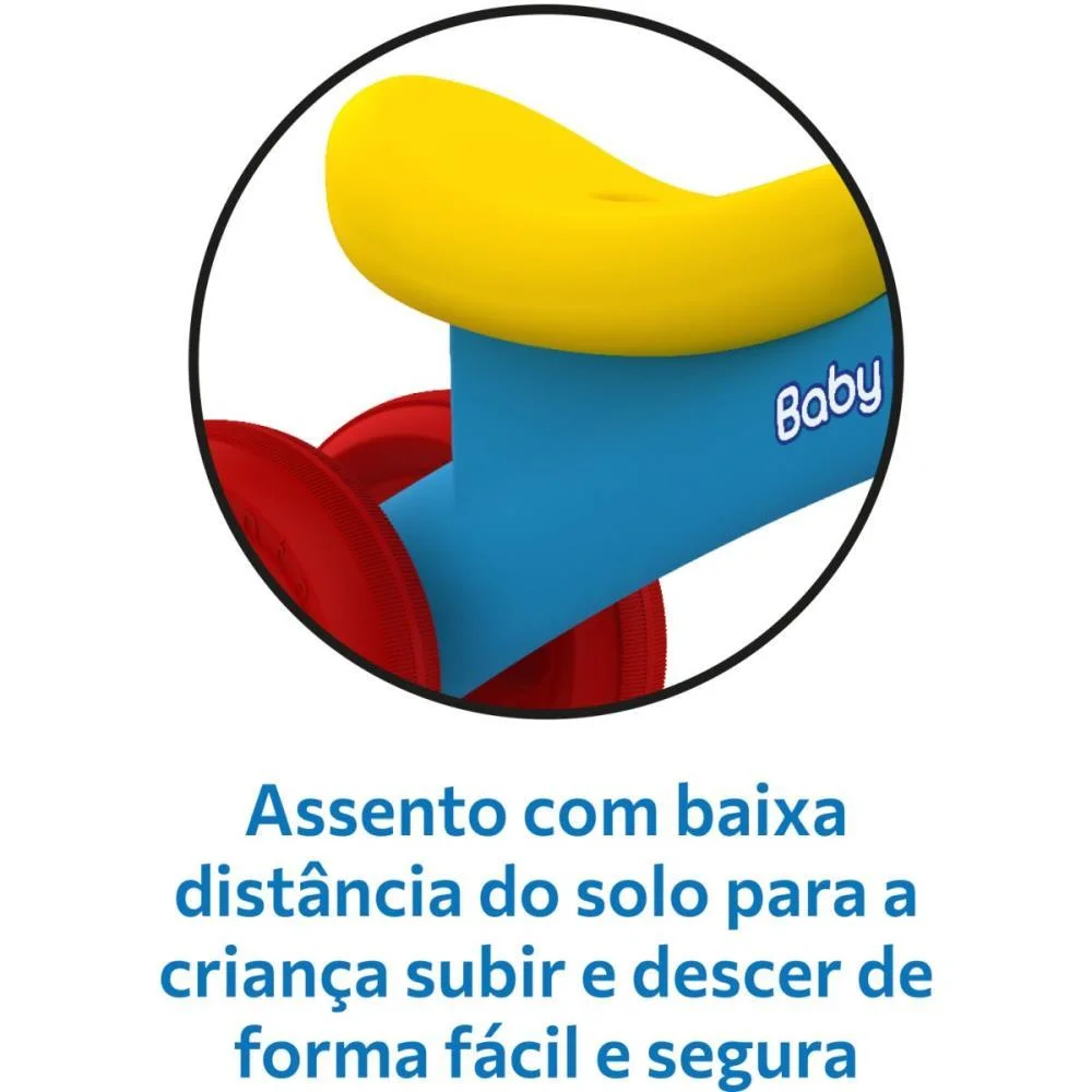 BICICLETA INFANTIL BABY BIKE EQUILIBRIO AZUL BANDEIRANTE (UNIDADE) - imagem 5