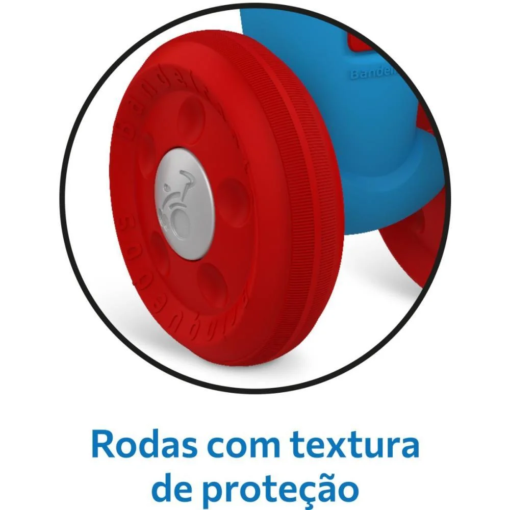 BICICLETA INFANTIL BABY BIKE EQUILIBRIO AZUL BANDEIRANTE (UNIDADE) - imagem 6