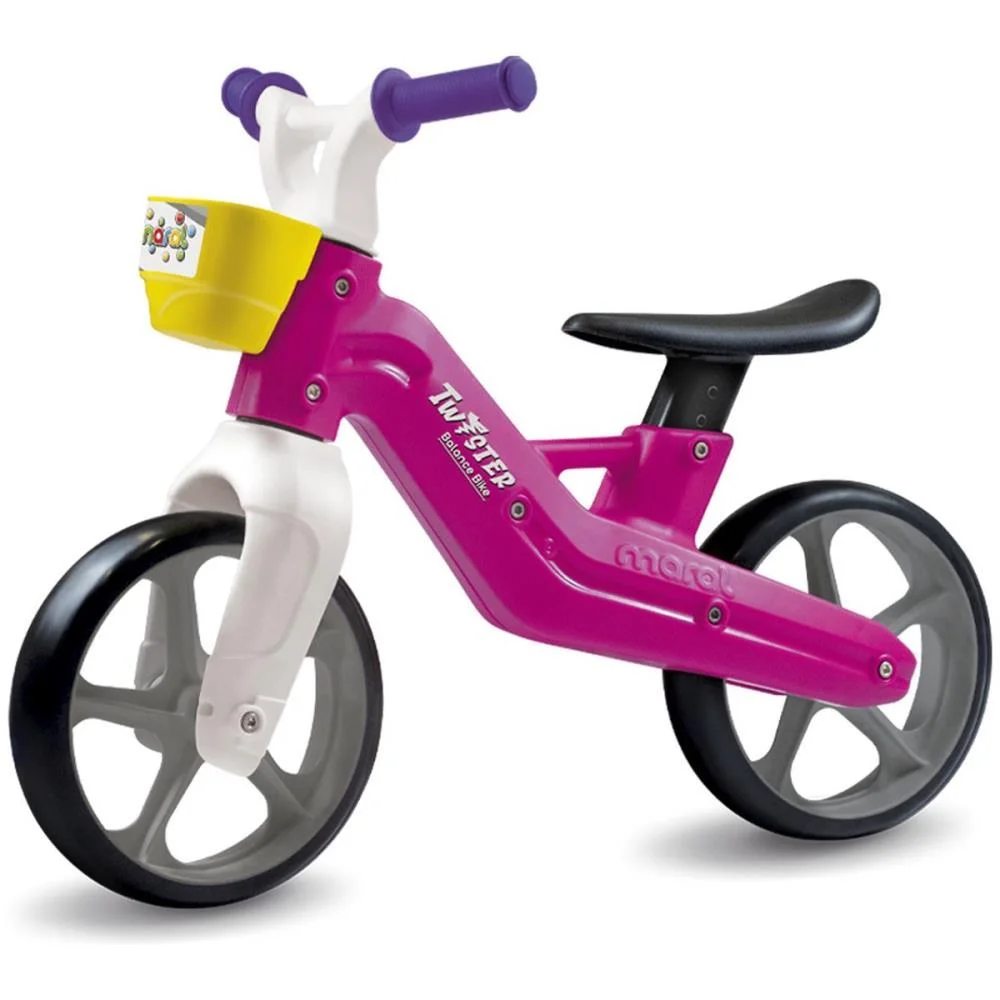 BICICLETA INFANTIL BALANCE BIKE ROSA MARAL (UNIDADE) - imagem 2