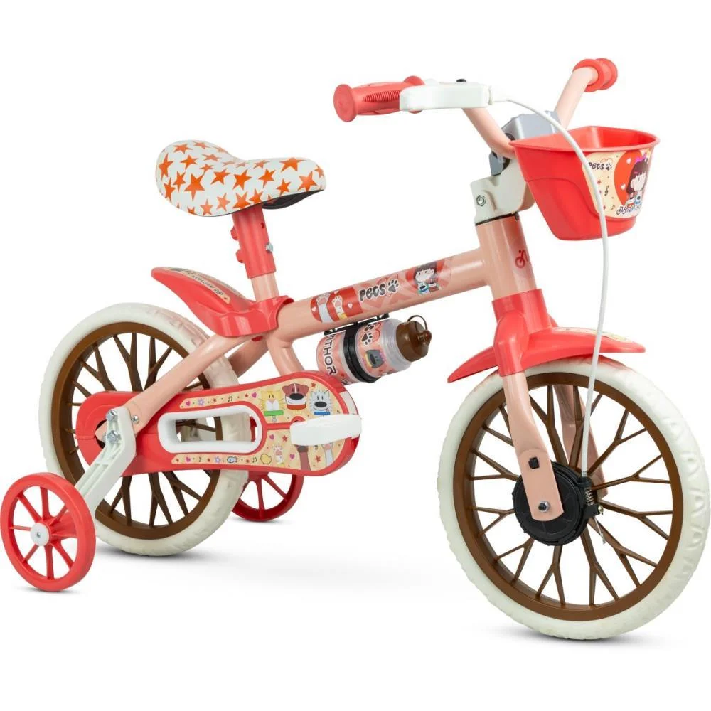 BICICLETA INFANTIL ARO 12 PETS NATHOR (UNIDADE) - imagem 3