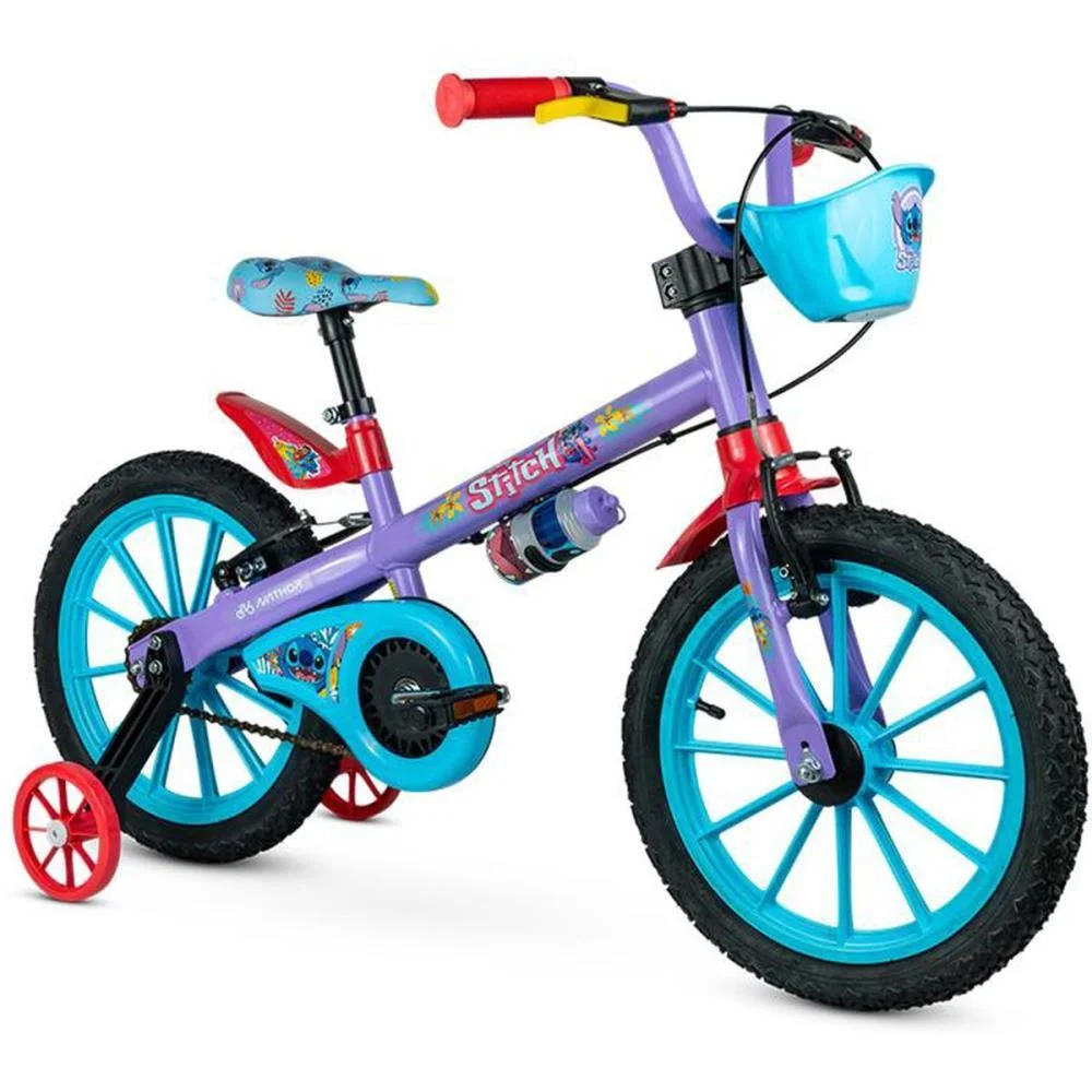 BICICLETA INFANTIL ARO 16 STITCH NATHOR (UNIDADE) - imagem 2