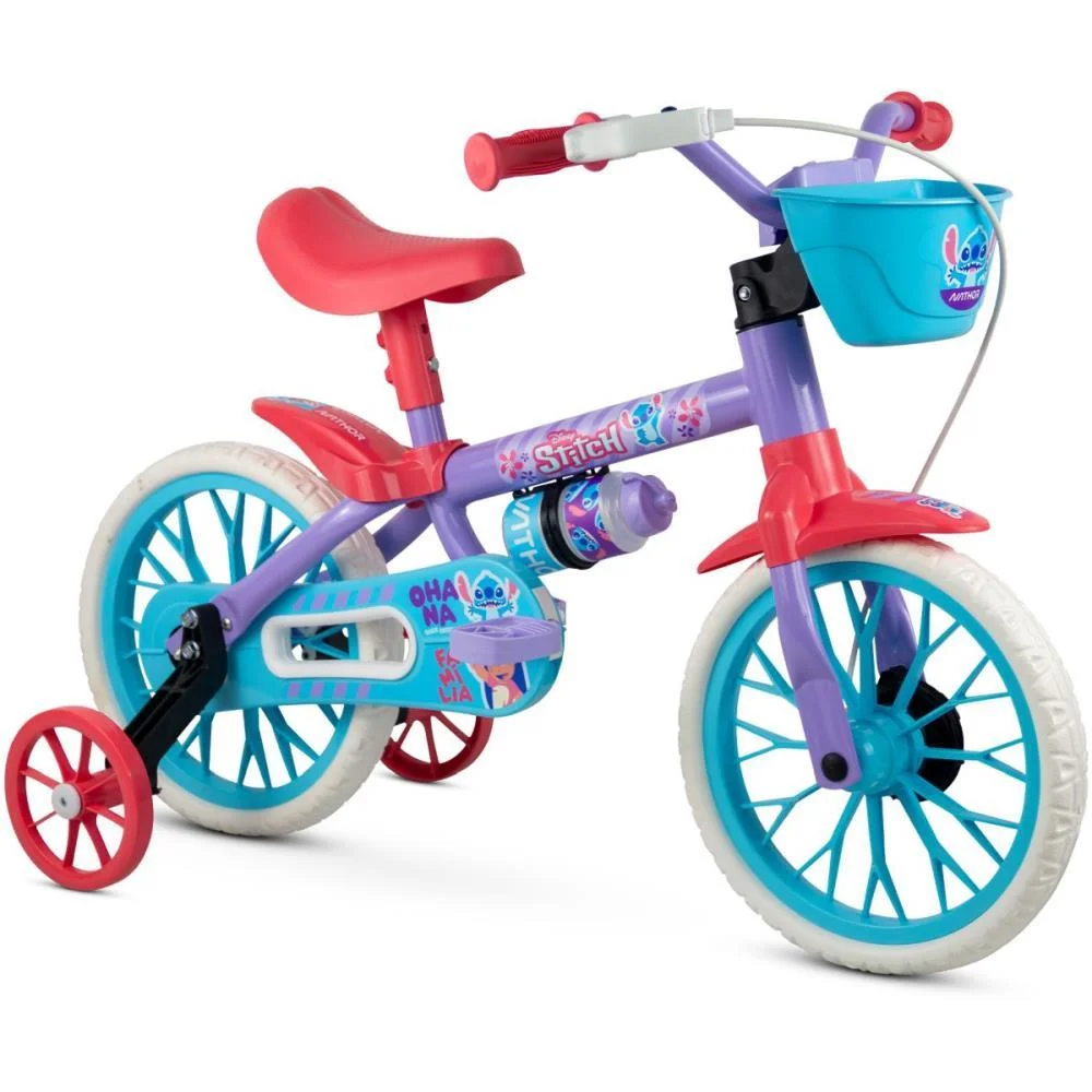 BICICLETA INFANTIL ARO 12 STITCH NATHOR (UNIDADE) - imagem 3