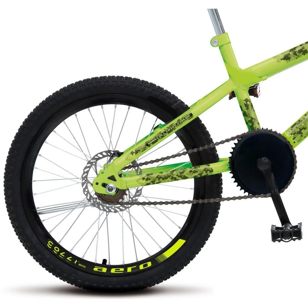 BICICLETA ARO 20 SKILL BOY AMARELO NEON COLLI BIKE (UNIDADE) - imagem 7
