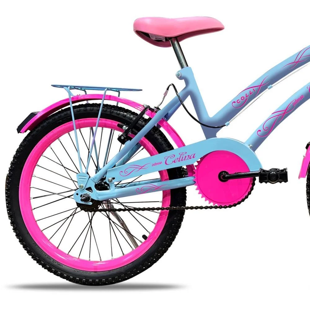 BICICLETA ARO 20 CELINA C/CESTA AZUL/RS COLLI BIKE (UNIDADE) - imagem 6