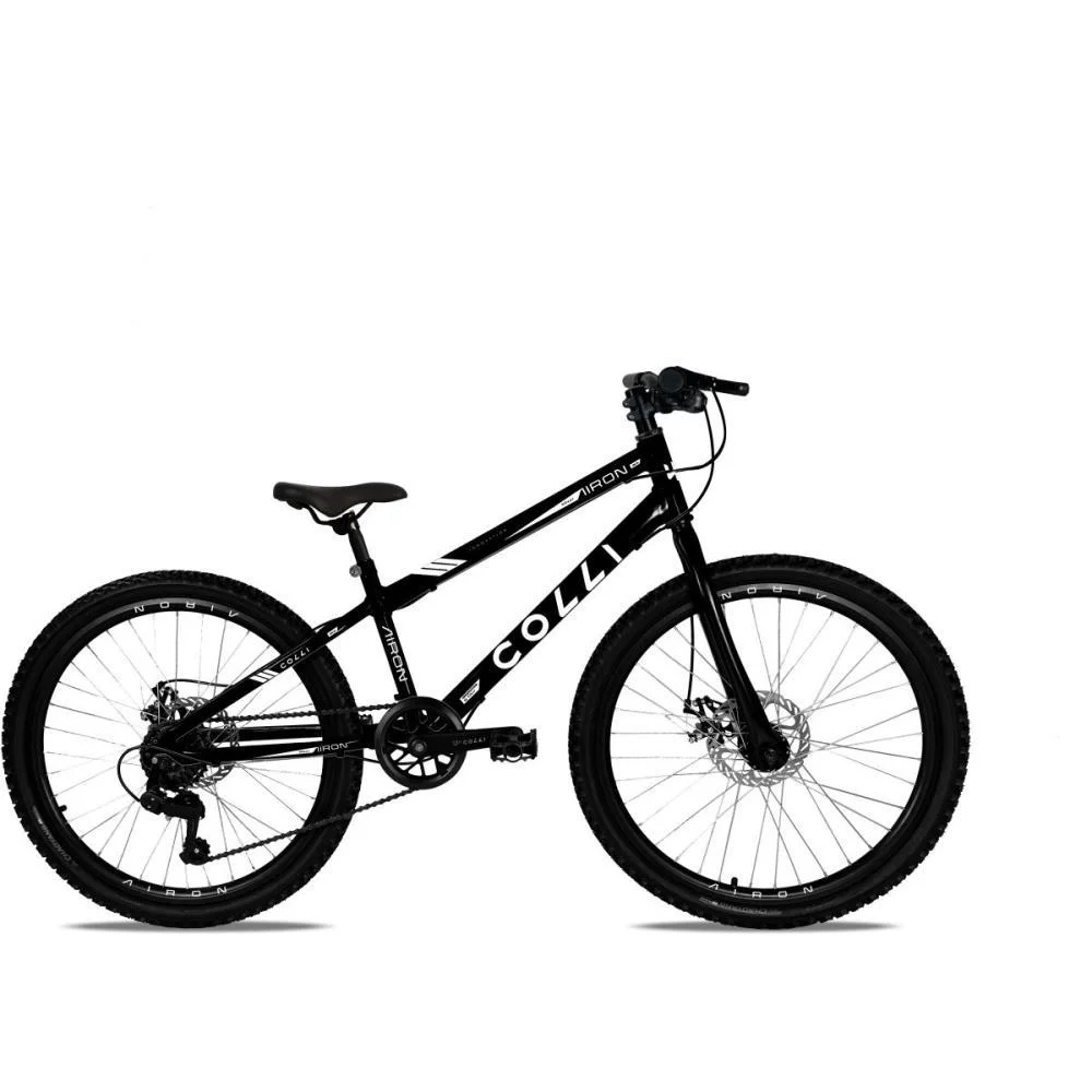 BICICLETA ARO 24 AIRON PRETA COLLI BIKE (UNIDADE) - imagem 3
