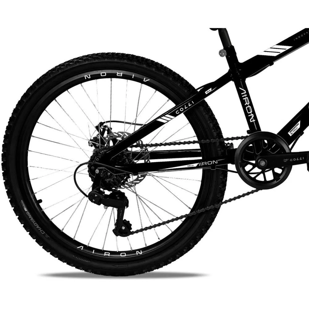 BICICLETA ARO 24 AIRON PRETA COLLI BIKE (UNIDADE) - imagem 6
