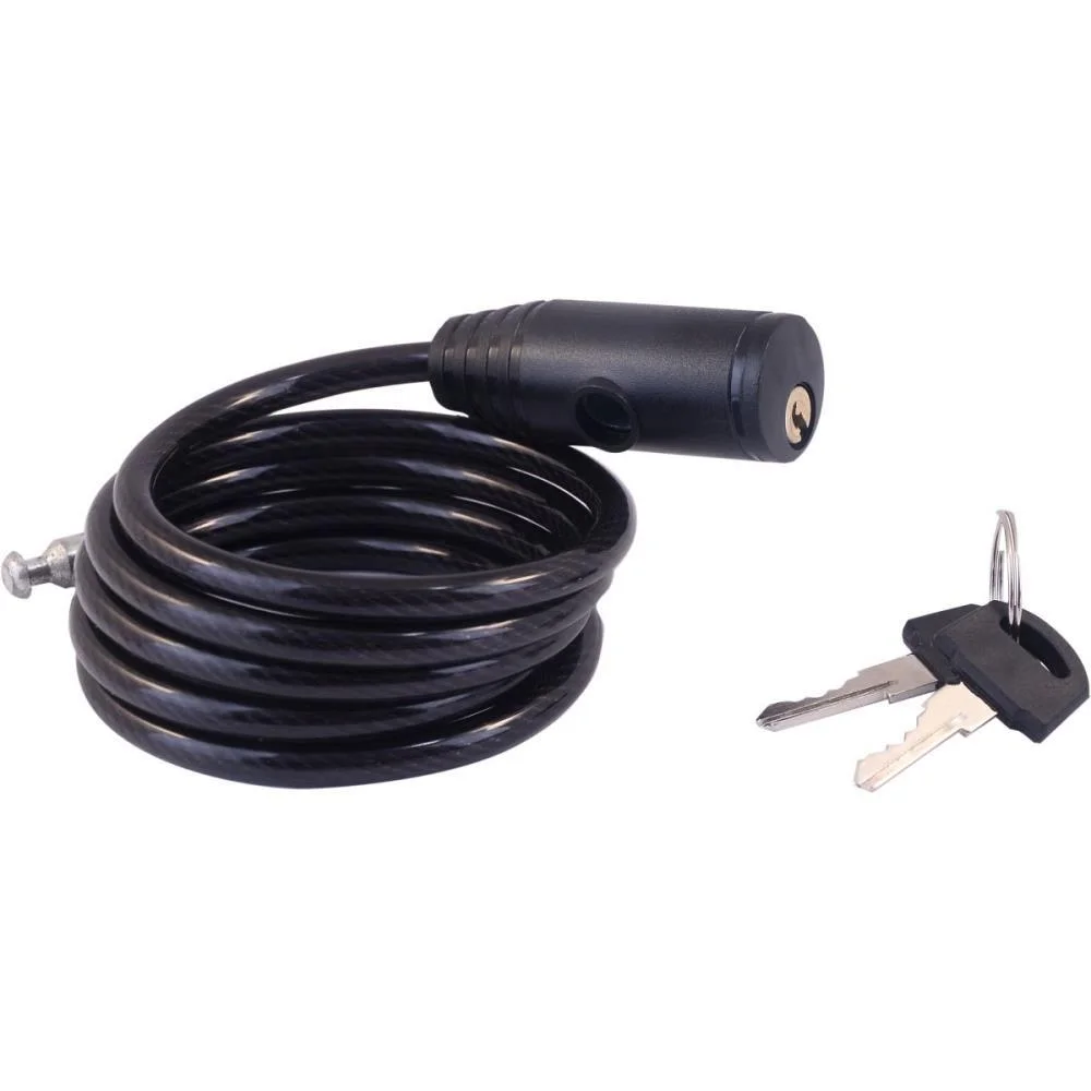 ACESSORIO PARA BICICLETA CADEADO PRETO 120CMX06MM FERTAK (UNIDADE) - imagem 3