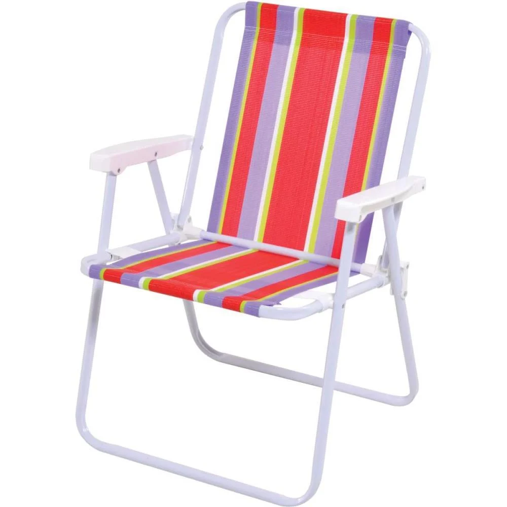 CADEIRA P/PISCINA/PRAIA ALTA DE ACO 53X54X72 SORTIDA MOR (UNIDADE) - imagem 4