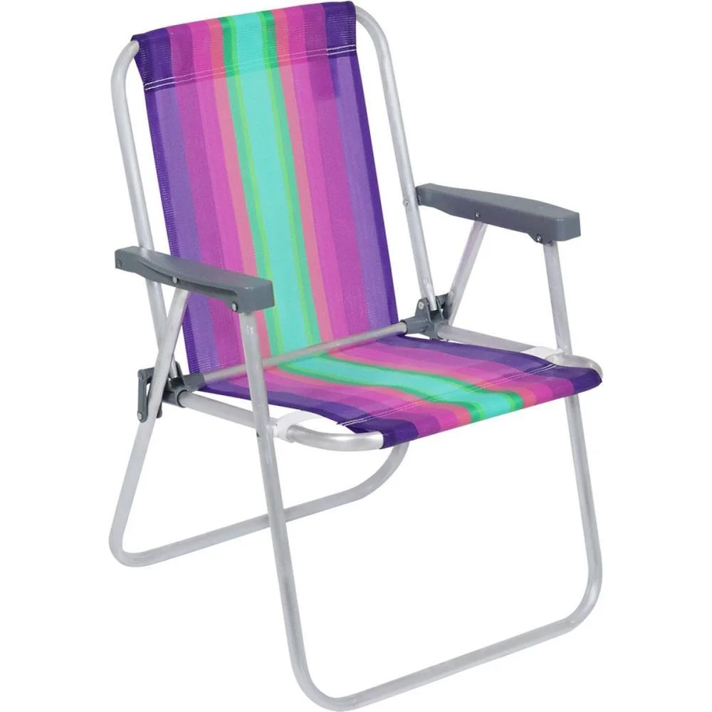 CADEIRA P/PISCINA/PRAIA ALTA DE ALUMINIO 54X54X70 BEL (UNIDADE) - imagem 4