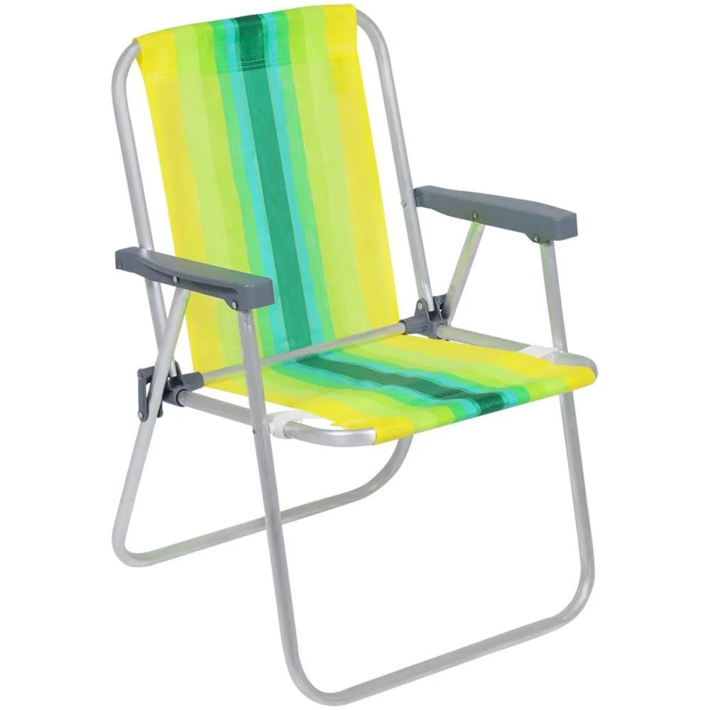 CADEIRA P/PISCINA/PRAIA ALTA DE ALUMINIO 54X54X70 BEL (UNIDADE) - imagem 8