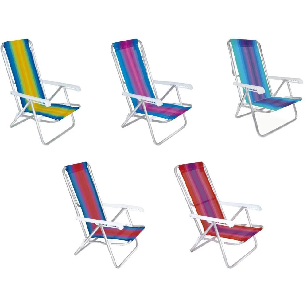 CADEIRA P/PISCINA/PRAIA ALUMINIO 8 POSICOES (S) MOR (UNIDADE) - imagem 3